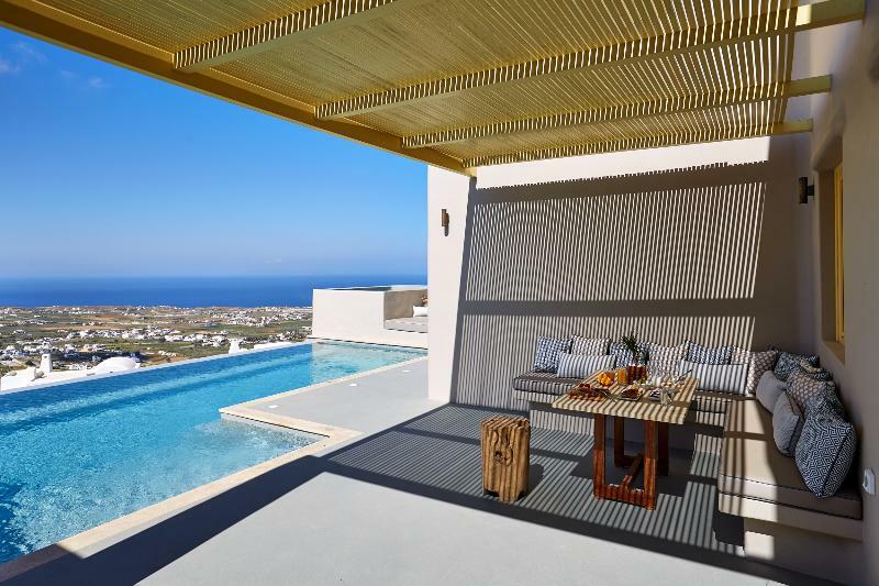 North Santorini A Luxury Spa Hotel Pírgosz Kültér fotó